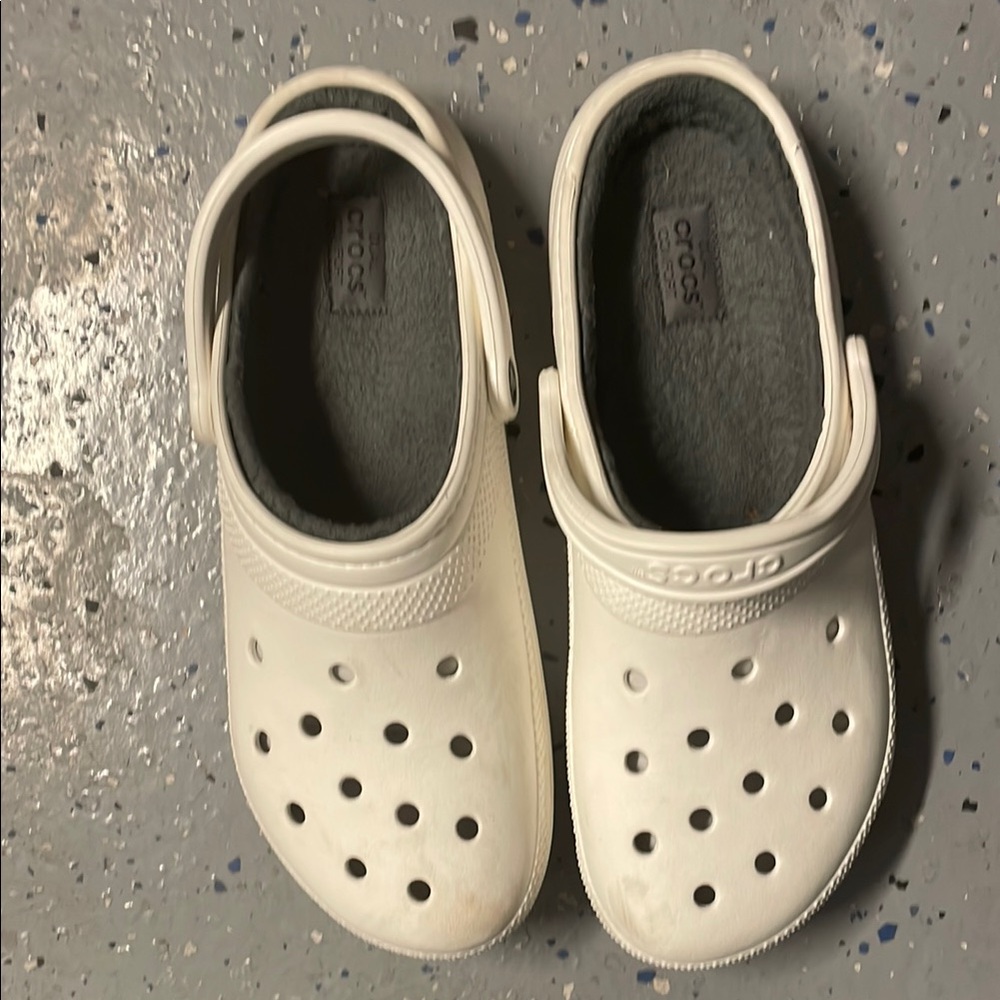 Crocs Kids White Clogs